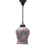 Multicolour Metal and Glass Hanging Light