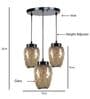 Caracas Multicolour Glass Cluster Hanging Light
