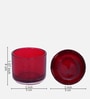 Multicolor Glass Set Of 8 Glass Votives Candle Holder