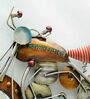 Multicolor Iron Analog Wall Clock