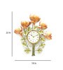 Multicolor Iron Analog Wall Clock