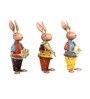Multicolor Iron Rabbit Set Of 3,