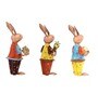 Multicolor Iron Rabbit Set Of 3,