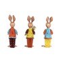 Multicolor Iron Rabbit Set Of 3,