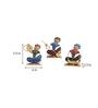 Multicolor Iron Rajasthani Musicians Set Of 3,