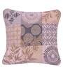 Pink Jacquard Nature 12 X 12 Inches 2 Cushion Cover