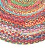 Multicolor Jute 2 Feet Round Carpet