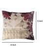 Multicolor Jute Floral 16x16 inches Cushion Covers (Pack of 5)