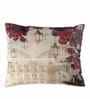 Multicolor Jute Floral 16x16 inches Cushion Covers (Pack of 5)
