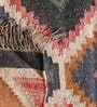 Multicolor Wool & Jute Geometric 6 ft x 2 ft Inches Runner