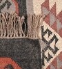 Multicolor Wool & Jute Traditional 6 ft x 2 ft Inches Runner