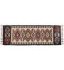 Multicolor Wool & Jute Traditional 6 ft x 2 ft Inches Runner