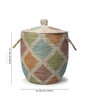 Jute Laundry Basket,Cotton Laundry Storage Basket,Jute & Rope Basket