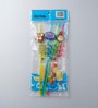 Multicolor Kids Curly Drinking Straw with Cartoon Topper (Assorted Design & Color)