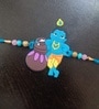 Multicolor Kids Silicone Bal Krishna Rakhi With Soft Adjustable Thread