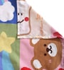 Multicolor Animal Print 220 TC Poly Cotton Single Size Bedsheet With 1 Pillow Covers