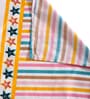 White Shark Print 220 TC Poly Cotton Single Size Bedsheet With 1 Pillow Covers