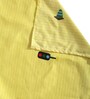Blue & Yellow Wildlife 220 TC Poly Cotton Double Size Bedsheet With 2 Pillow Covers