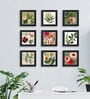 9Pcs  Floral  Wall Art Panel
