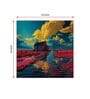 Multicolor Landscape Abstract Wall Painting
