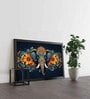 Blue Ganesha Wall Painting