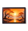 Multicolor Landscape Abstract Wall Painting
