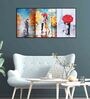 Pure Style Multicolor Canvas Framed People and Places Art Print