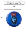 Blue Metal Che Guevara Blue Wall Decor