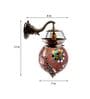 Mackay Multicolor Metal and Glass Wall Sconces
