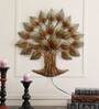 Iron Decorative Tree Metal Wall Art With LED In Brown