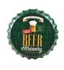 Green Metal Beer Brewery Wall Decor