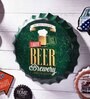 Green Metal Beer Brewery Wall Decor