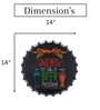 Black Metal Beer Festival Wall Decor
