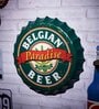 Green Metal Belgian Beer Wall Decor