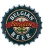 Green Metal Belgian Beer Wall Decor