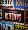 Multicolor Metal Brewhouse Beer Wall sticker