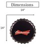 Black Metal Budweiser Black Wall Decor