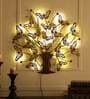 Metal Butterfly Tree In Multicolor With LED Wall Art