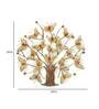 Metal Butterfly Tree In Multicolor With LED Wall Art