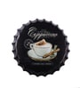 Black Metal Cappuccino Wall Decor