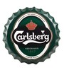 Green Metal Carlsberg 1847 Wall Decor