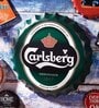 Green Metal Carlsberg 1847 Wall Decor