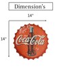 Red Metal Enjoy Coca Cola Wall Decor