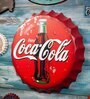 Red Metal Enjoy Coca Cola Wall Decor