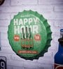 Green Metal Every Friday Happy Hours Wall Decor