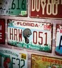 Multicolor Metal Florida Hrw 051 Wall sticker