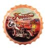 Multicolor Metal Freedom Rides Route66 Wall Decor
