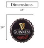 Multicolor Metal Guinness Draught Wall Decor