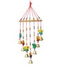 Multicolor Metal Handcrafted Decorative Lord Ganesha Hanging Bell