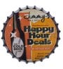 Multicolor Metal Happy Hour Deals Wall Decor